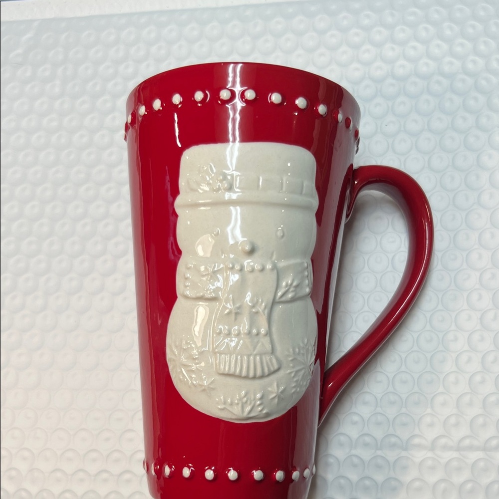 Hallmark Red Snowman Mug